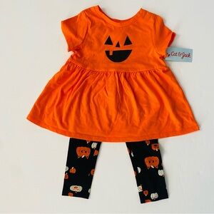 Cat & Jack | Pumpkin A-line Halloween Outfit Set NWT 3T